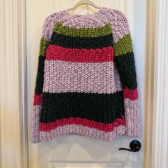 Free People Myles Stripe Cardi Chunky Knit - Picture 5 of 7